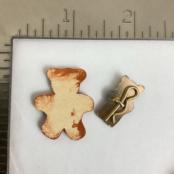 Vintage teddy bears rubber stamps + buttons & crafting embellishments - Picture 3 of 7